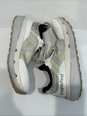 Tropicfeel Men’s Beige Trail Sneakers — Lightweight Neutral Athletic Shoes 9.5